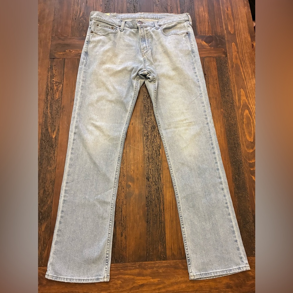 Hollister Slim Straight Leg Light Wash Jeans 36x34 Casual Denim  Work Going Out